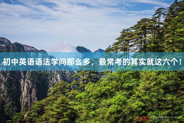 初中英语语法学问那么多，最常考的其实就这六个！